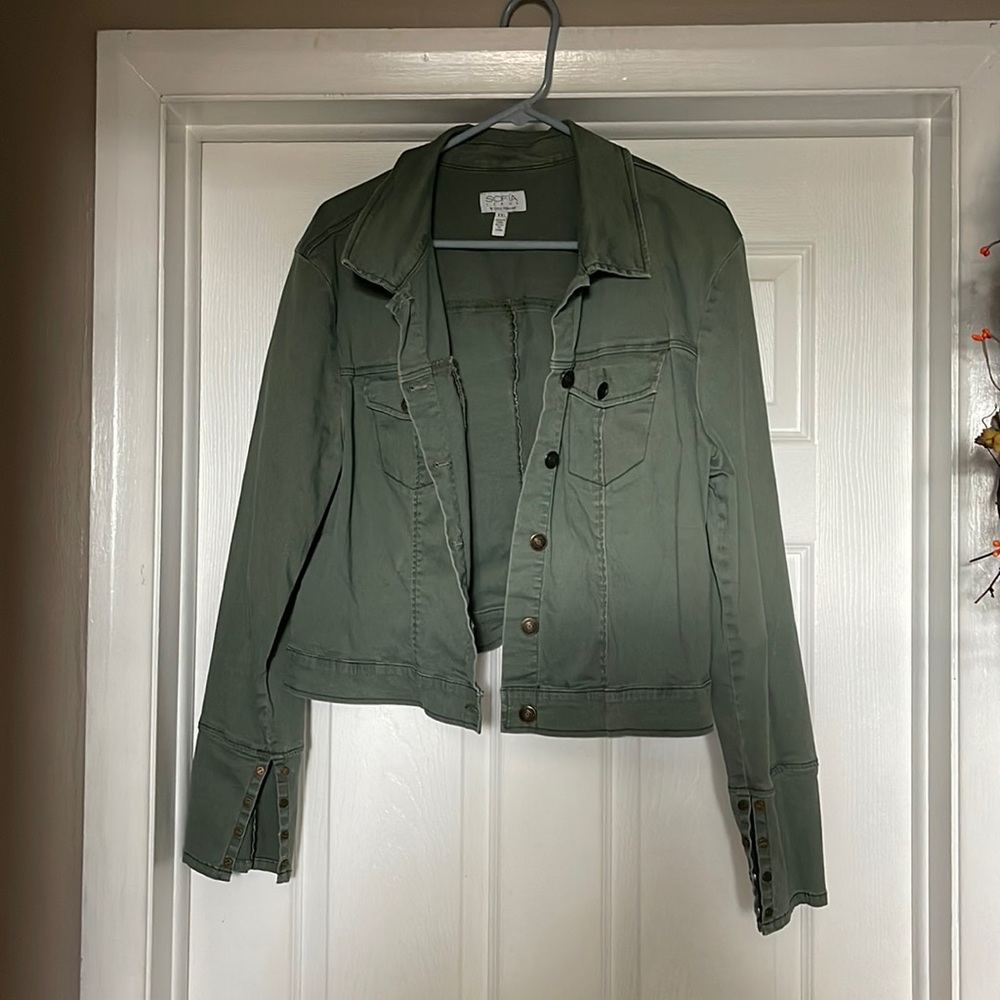 Sofia by Sofia Vergara, fake denim jacket